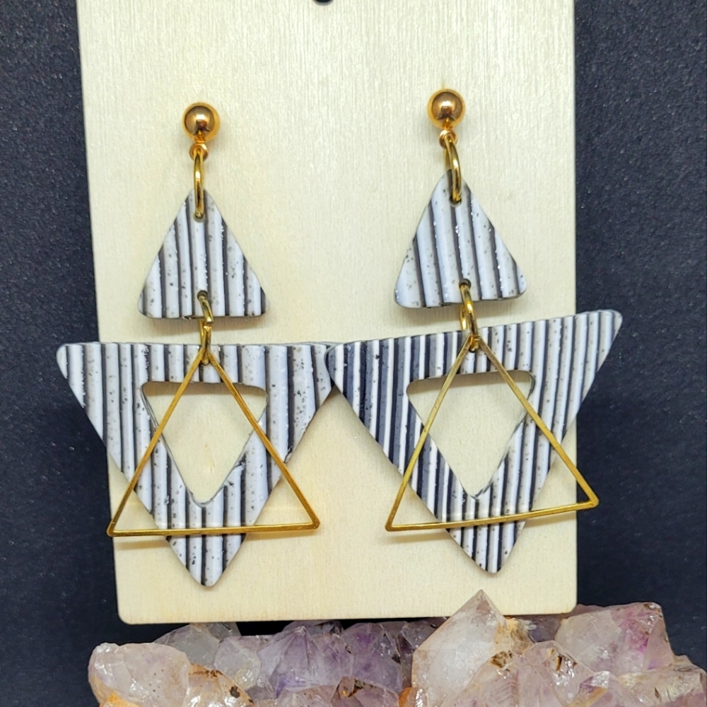 Polymer clay earrings
